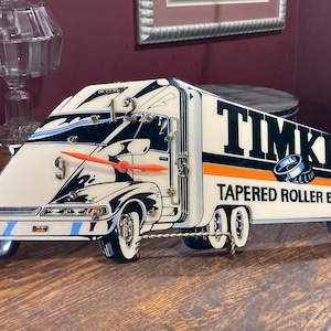 Clock, Truck, Timken, Advertisement, , Vintage, Wall Clock, Electric, Kitchen, Transportation, Semi Truck, Collectible, Battery Operated