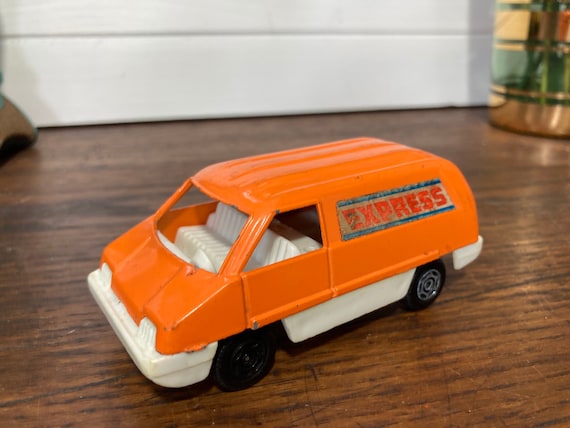 Vintage 1978 Corgi Cubs Orange Express Van: Diecast Toy Car - Etsy