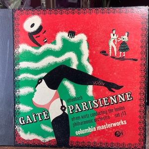 Offenbach, Gaite Parisienne,  Kurtz, London Philharmonic, Columbia Masterworks,  MX-115, Vintage, Vinyl, Records, Music, Art Work