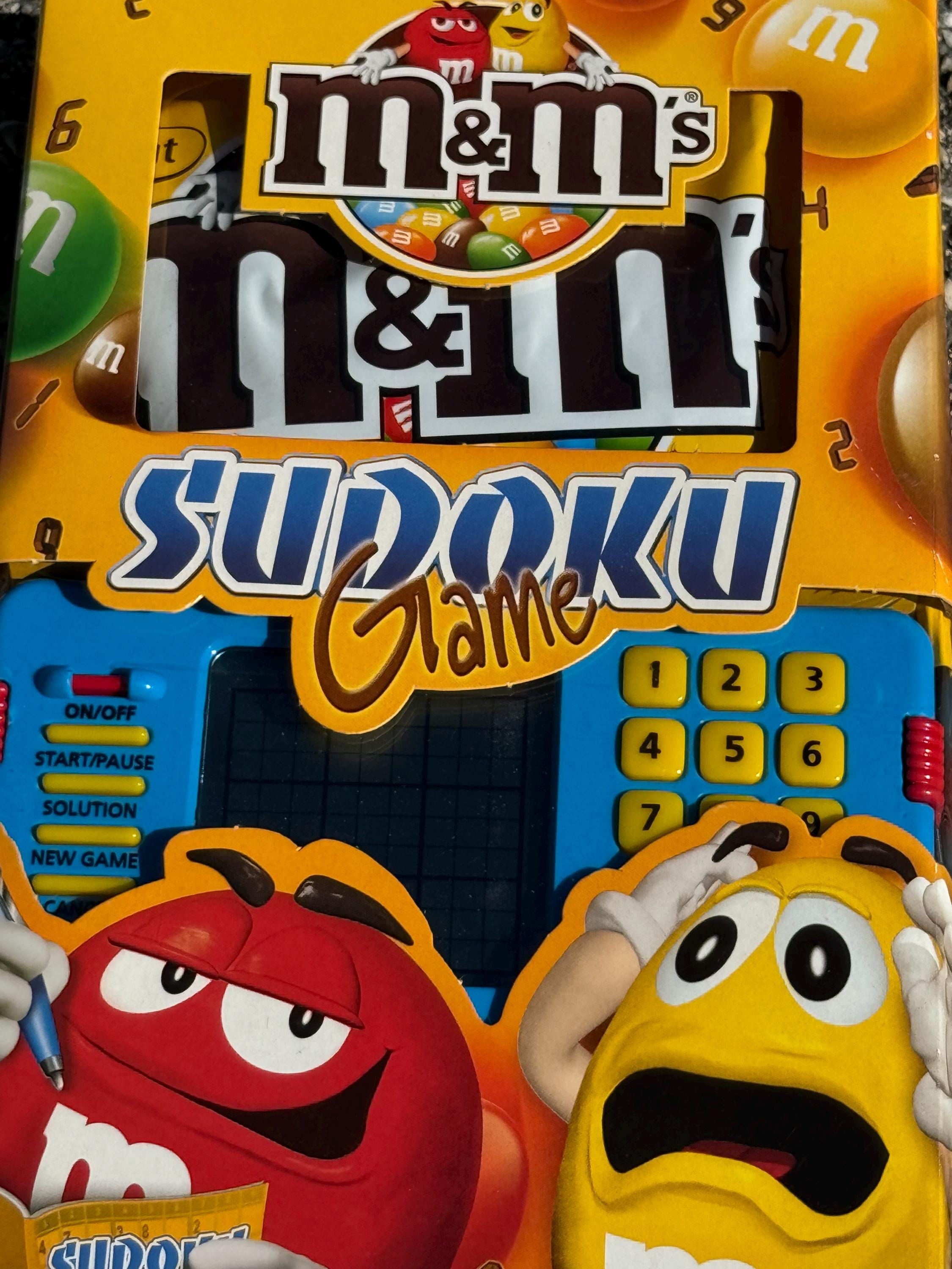 HTF M&M Sudoku Electronic Game Novelty New Old Stock Vintage Candy