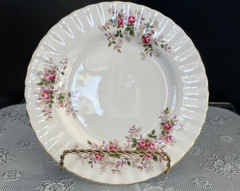 Royal Albert Lavender Rose Butter or Side  Plate, Vintage Bone China England 7 1/4”