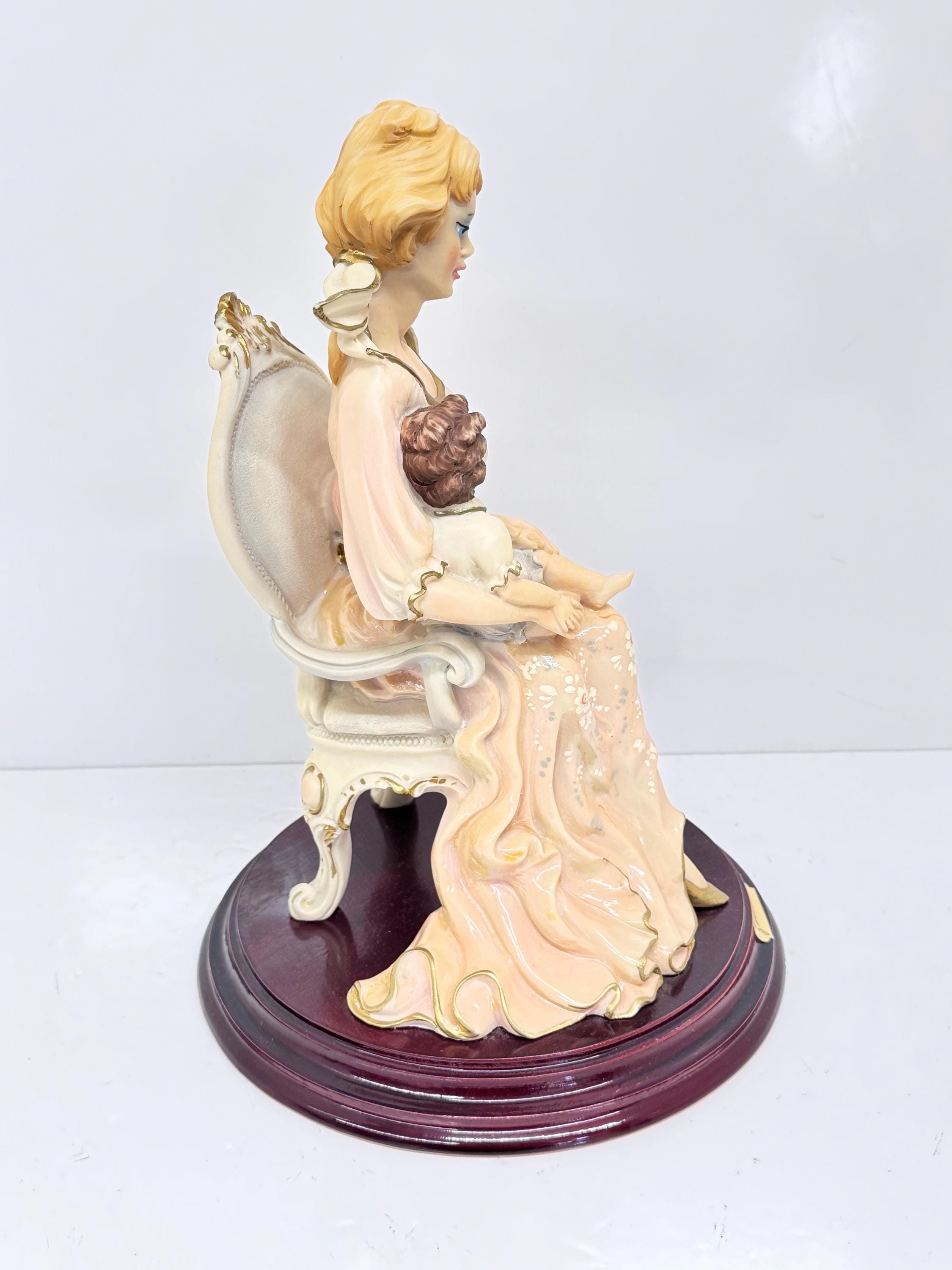 ヴィンテージ グイド・コルテーゼ フィギュア：母と子の樹脂像 - Etsy 日本