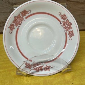 Vintage Grindley Redruth Saucer Plate: 1930s Diner Tableware