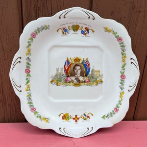 Plate, King, Edward VIII, Coronation, Royal, Collectible, HM, Commemorative, Vintage, 1937 Aynsley