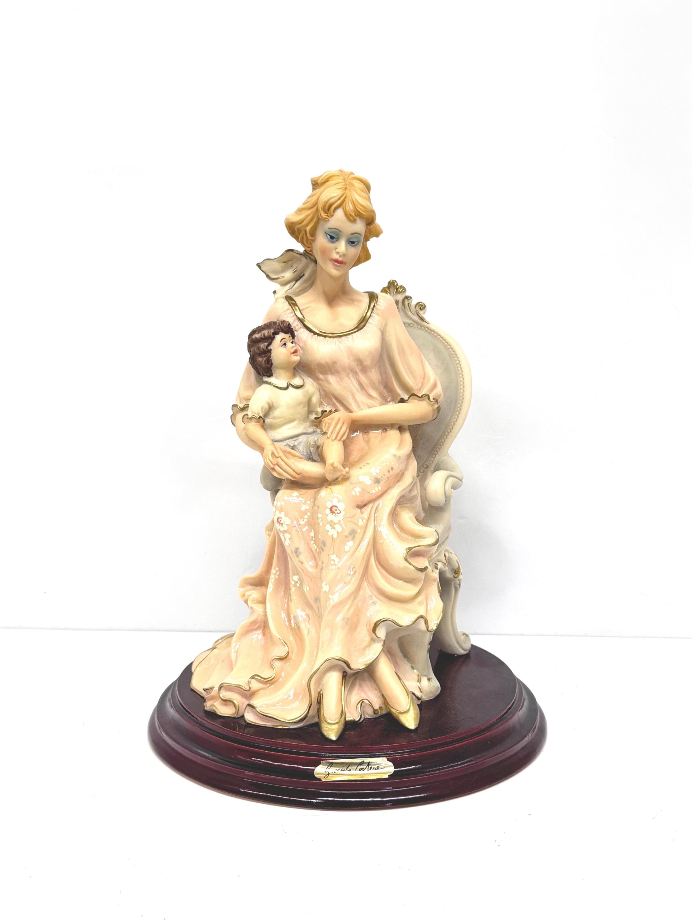 ヴィンテージ グイド・コルテーゼ フィギュア：母と子の樹脂像 - Etsy 日本