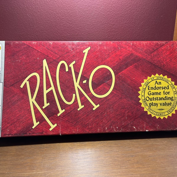 Racko Card Game Milton Bradley Game 1956 Vintage