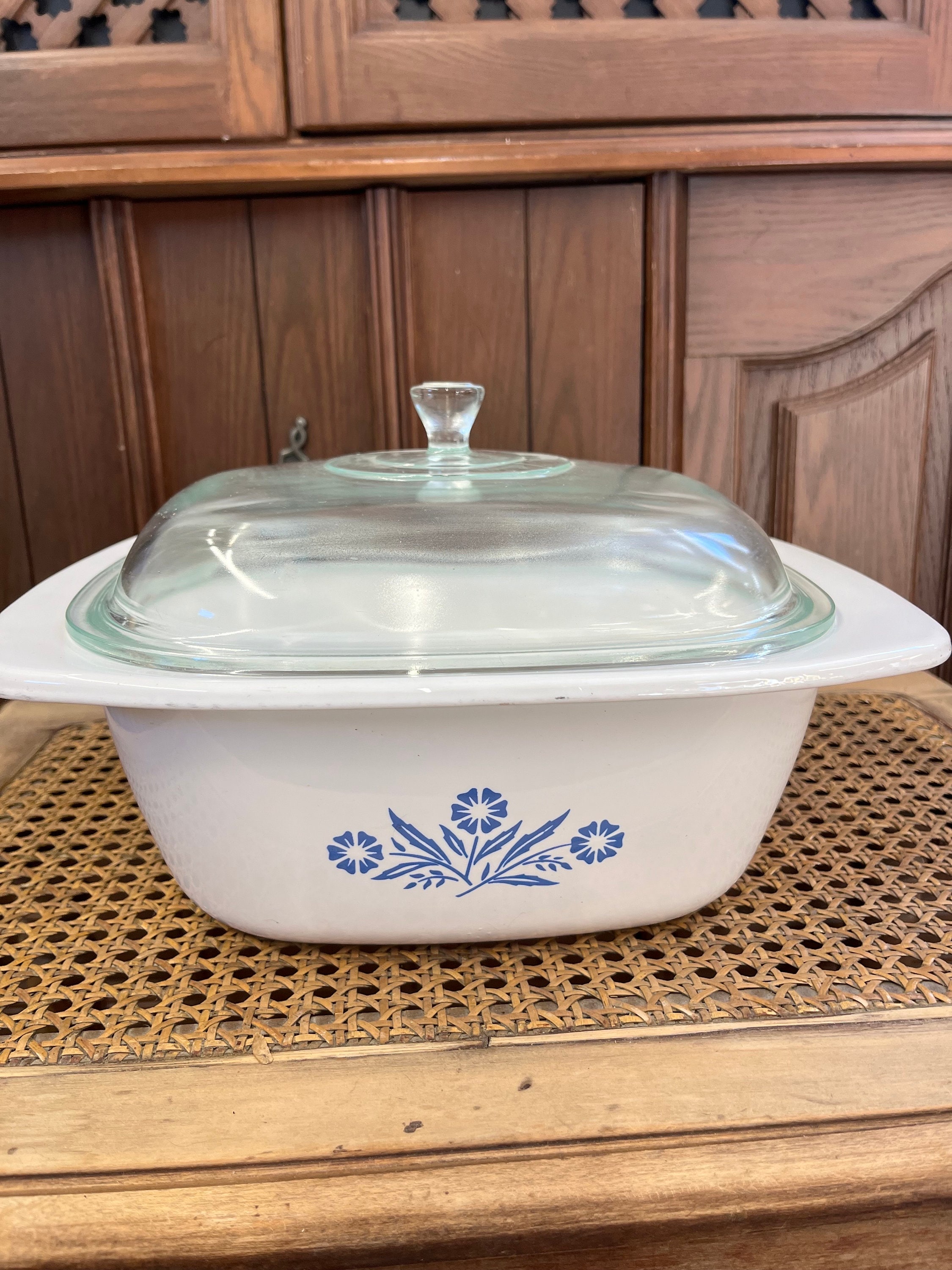 CORNING WARE／キャセロール Vintage1966-69 Blue Cornflower 1 3/4-B 56oz Made In Canada 調理器具
