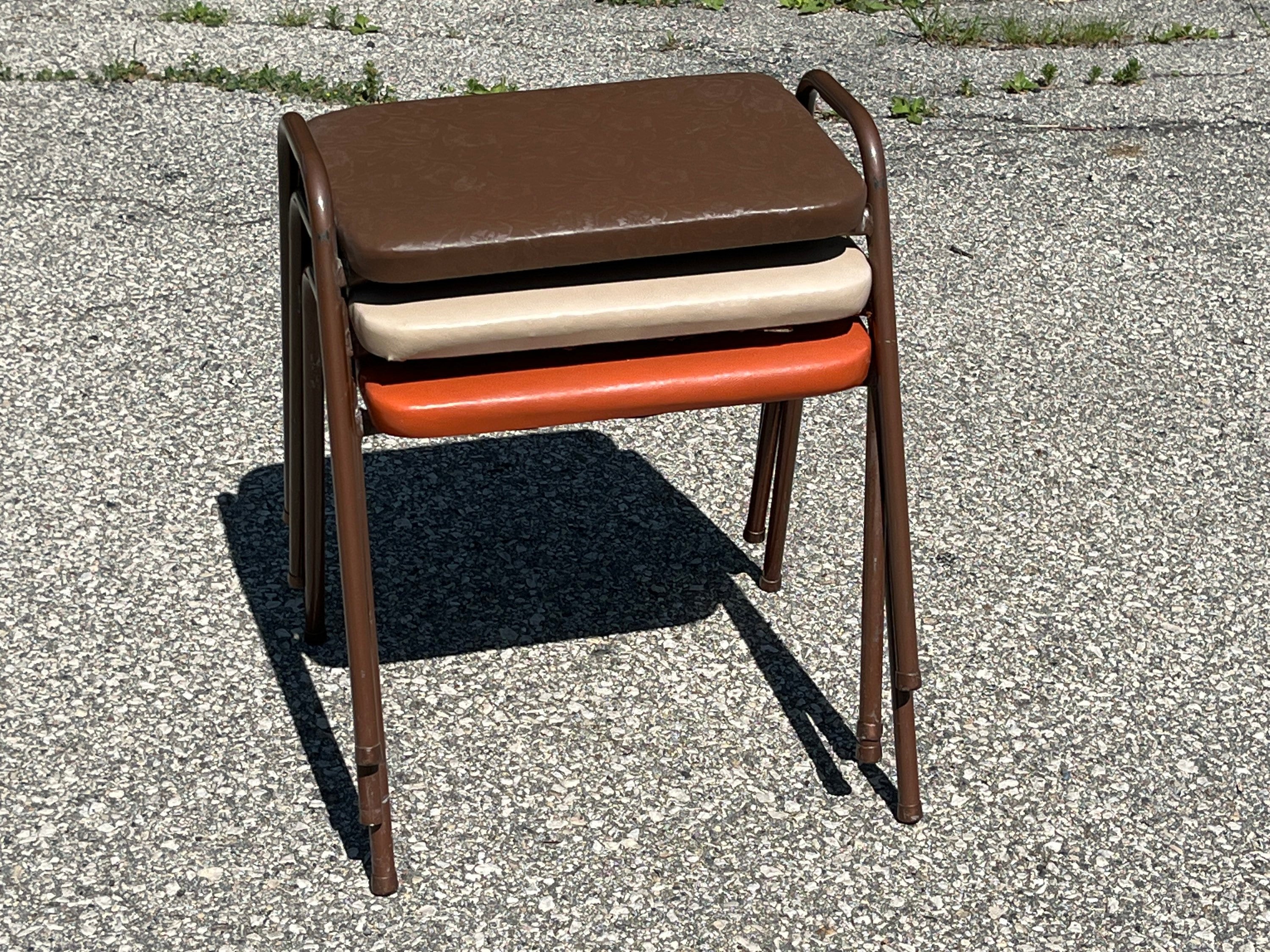 Vintage stacking stools for sale sales