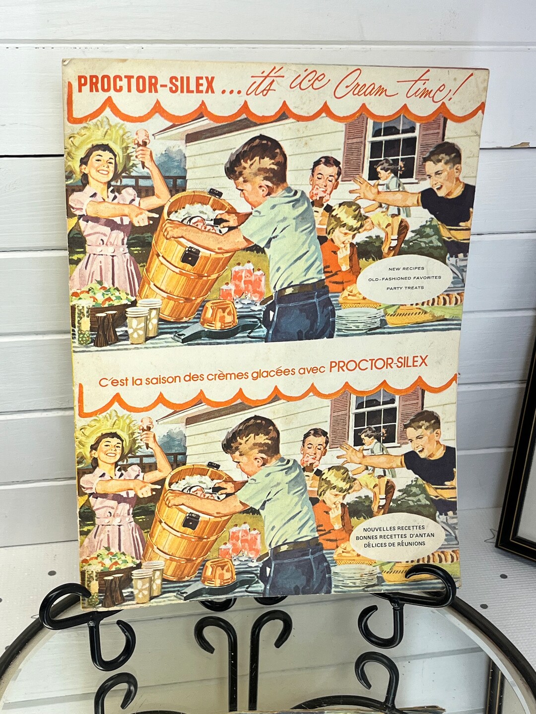 Proctor Sylex Advertising Novelty Ephemera Vintage Ice Cream Maker Recipe Book Etsy