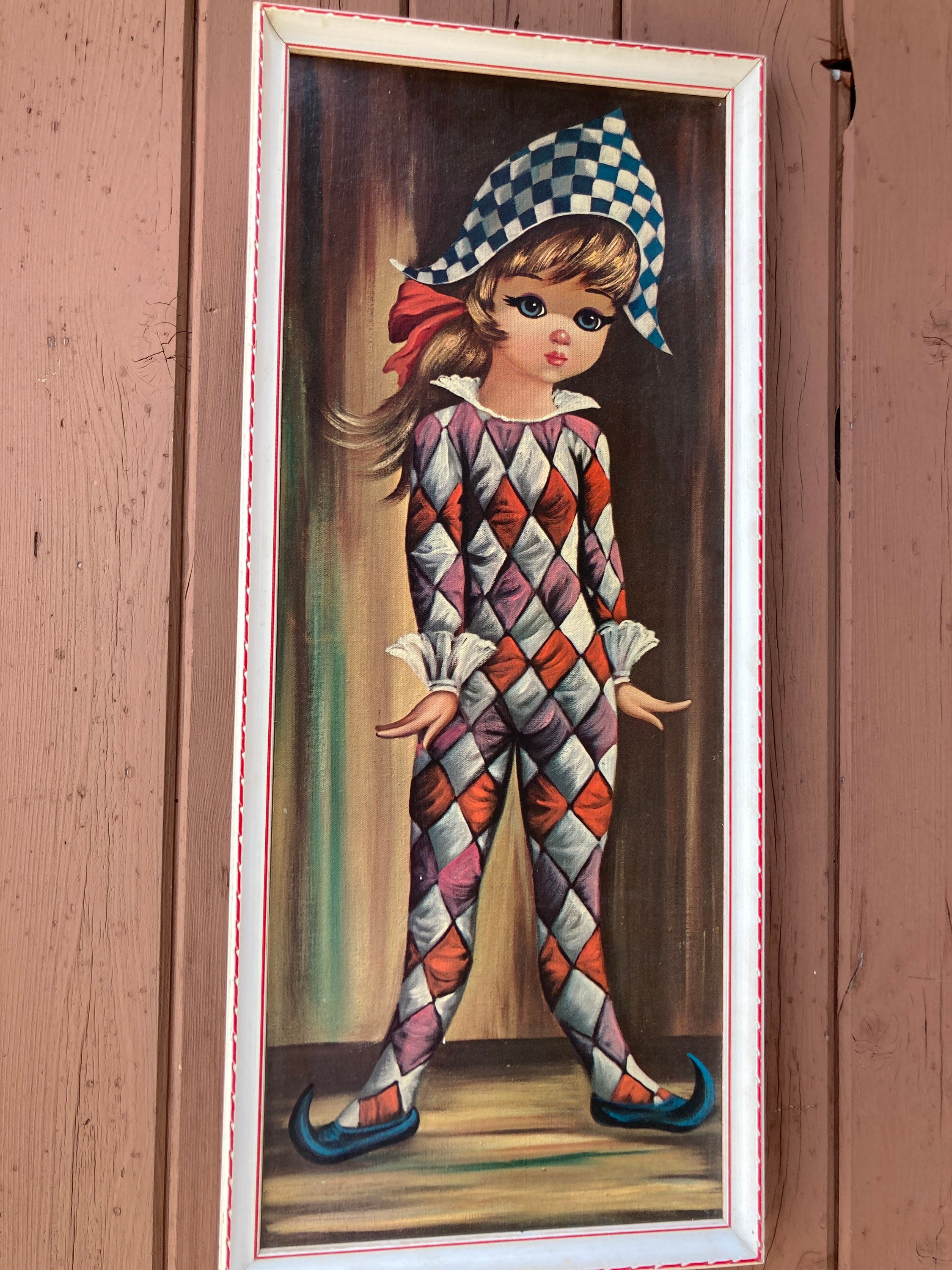 売れ筋ランキングも Eye Big Series Moppet Eden Harlequin Girl Pictures Wall 絵画