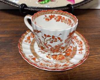 Vecchia tazza da tè Mark Copeland Spode India Tree/tazza da tè e piattino Vintage England