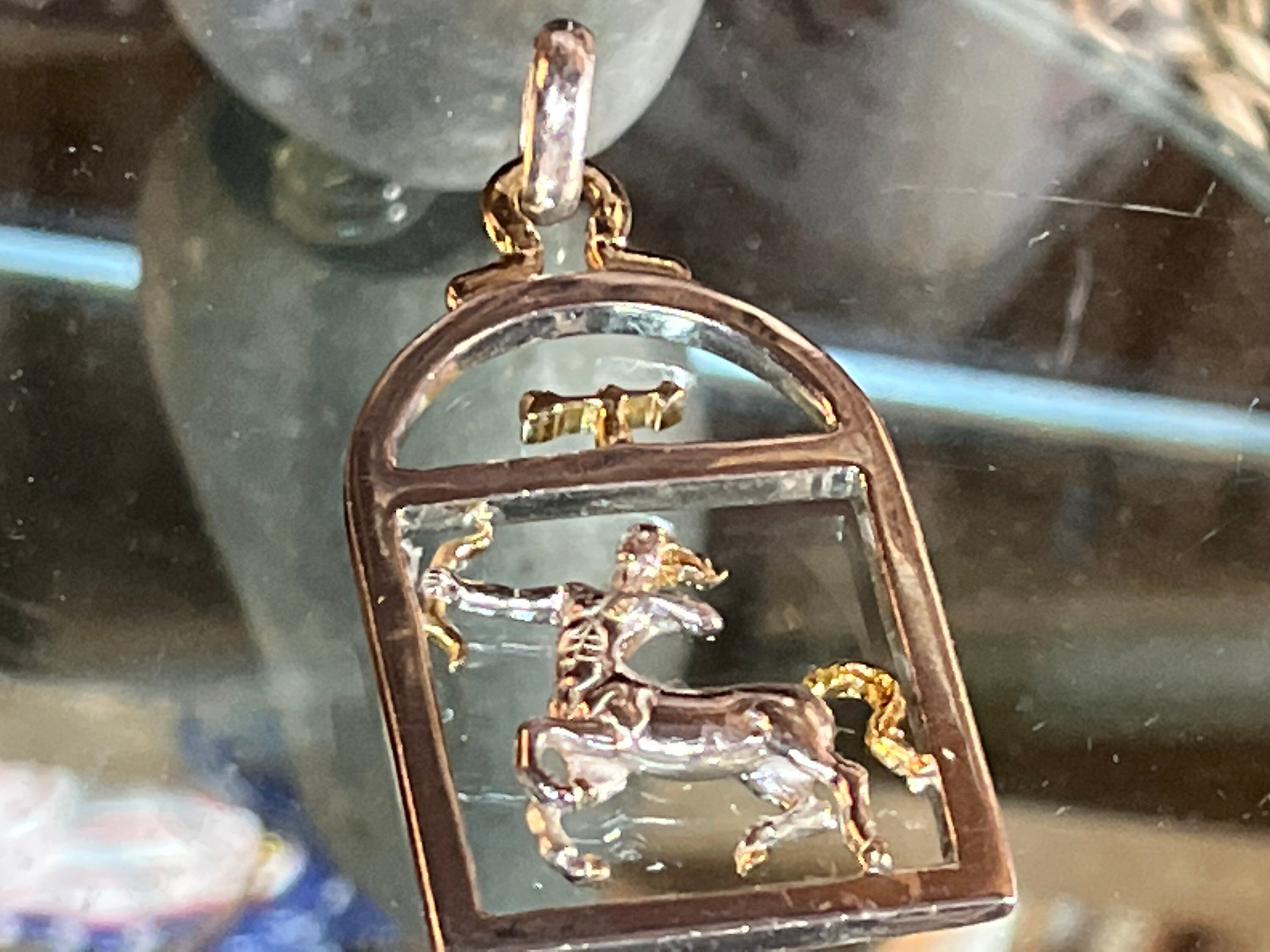 Sergio Bustamante Sterling Silver Sagittarius Zodiac Pendant