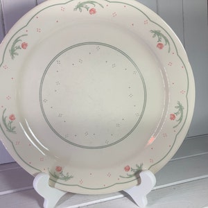 Calico Rose Corning Dinner Plate Vintage Flowers Dishes Tableware Corelle Set of 3