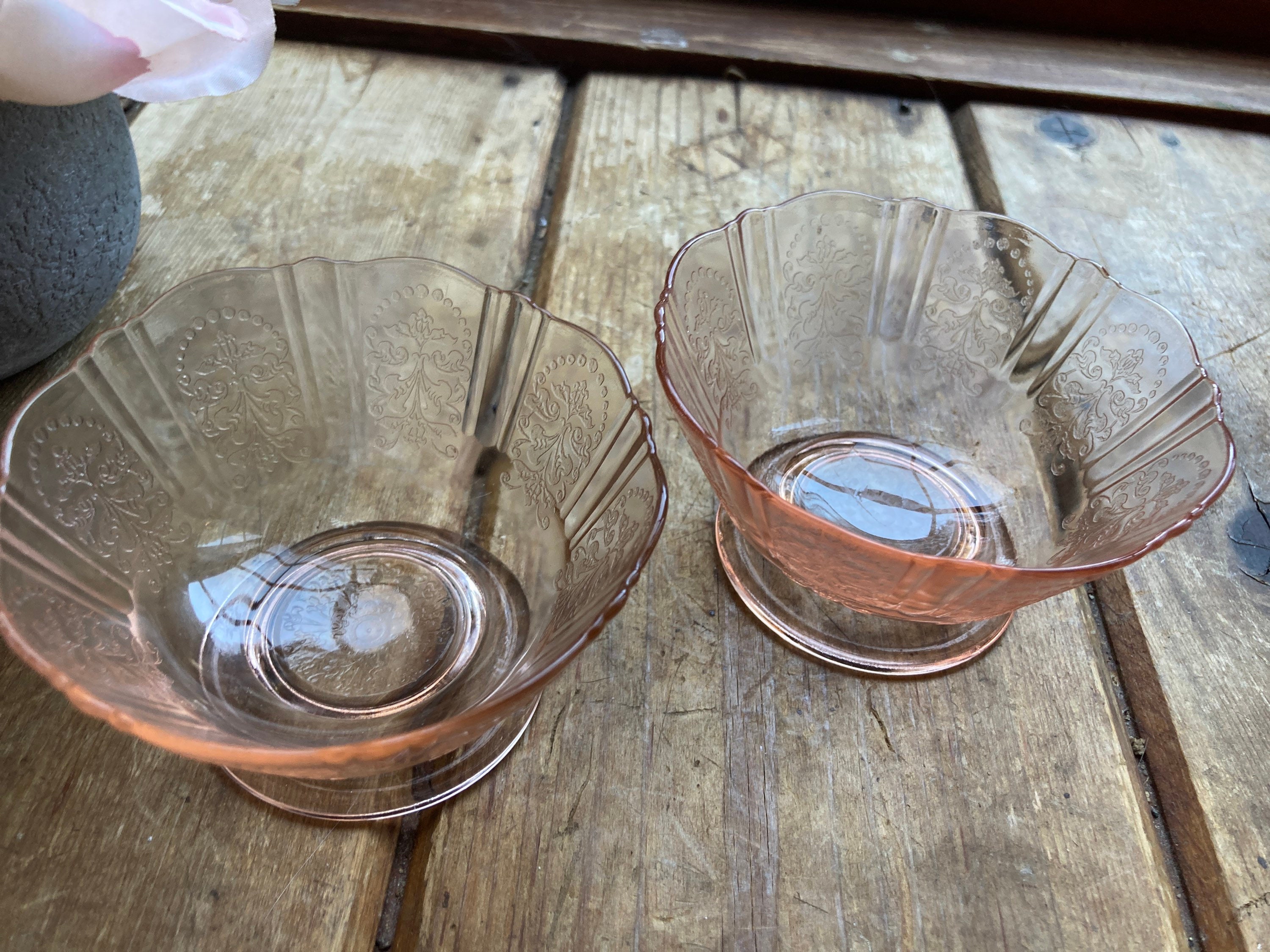 American Sweetheart Pink Sherbet Mac Beth Evans Glass Company