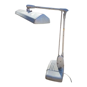 Vintage Dazor Drafting Lamp: Industrial Articulating Swing Arm Desk Lamp