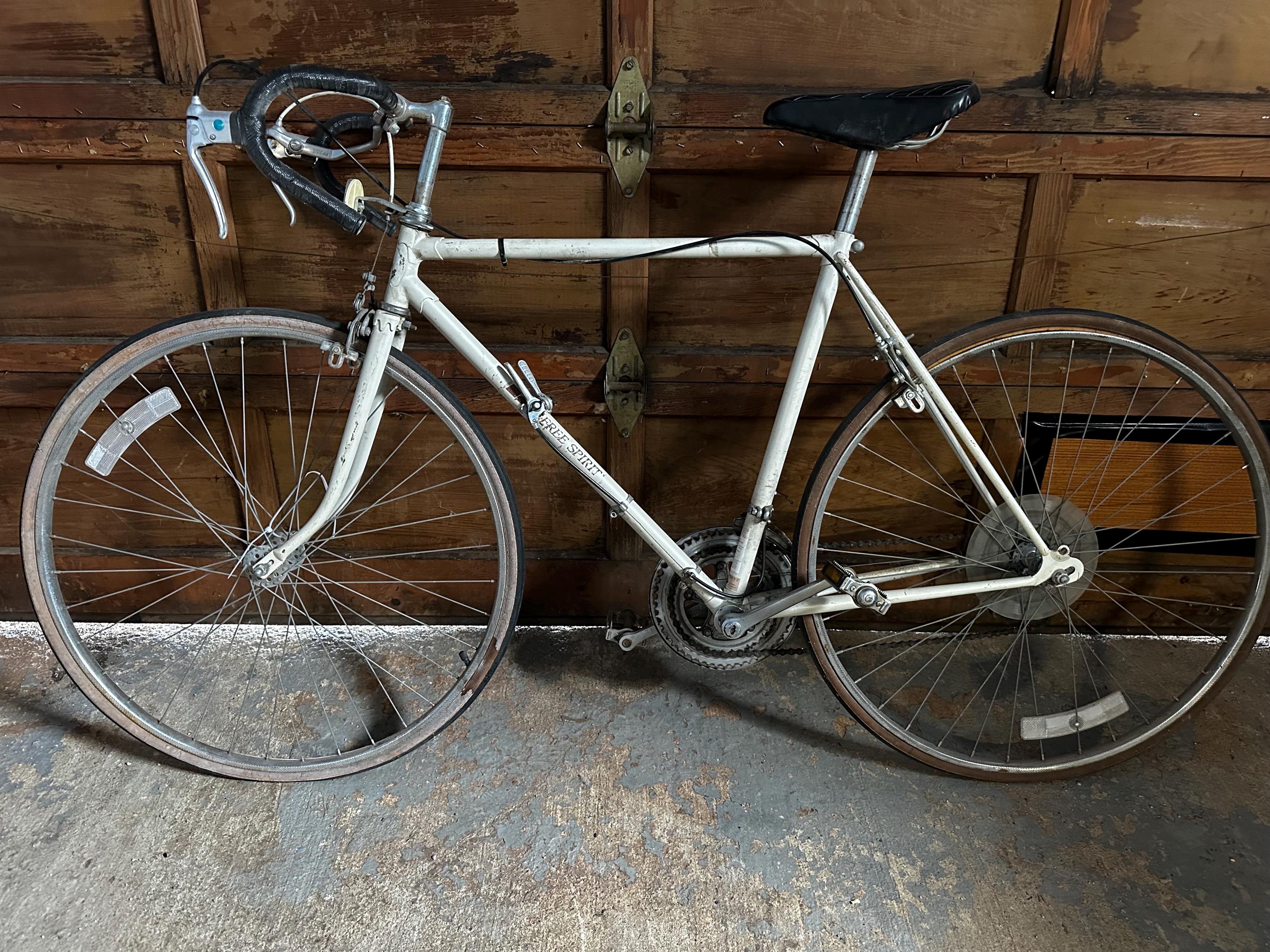 Bicycle Vintage Sears Free Spirit 10-speed Road Bike - Etsy