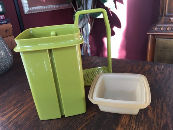 Gurke / Oliven-Aufbewahrungs-Tupperware-Behlter, Pick-A-Deli Gurken- Aufbewahrung, Mid-Century Kitchen Vintage AVACado Green #1330 - Etsy.de