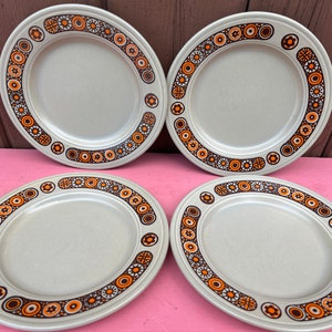Plate Kiln Craft Bacchus Staffordshire set of 4 Side Butter plate England Vintage
