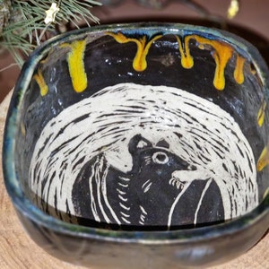 Bat bowl ceramic