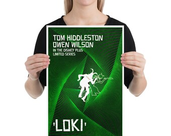 Marvel Loki TV Serie Vertigo Remix Poster