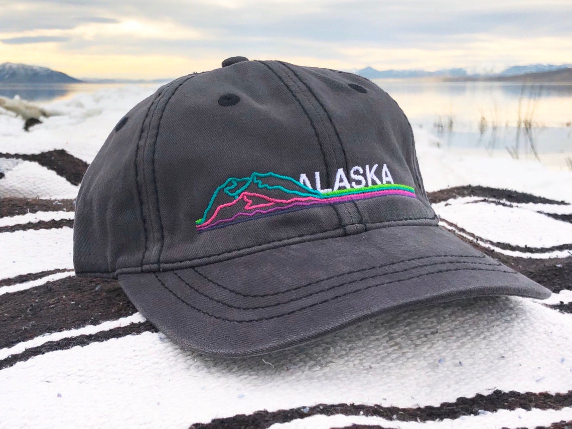 Retro Alaska Baseball Cap Etsy