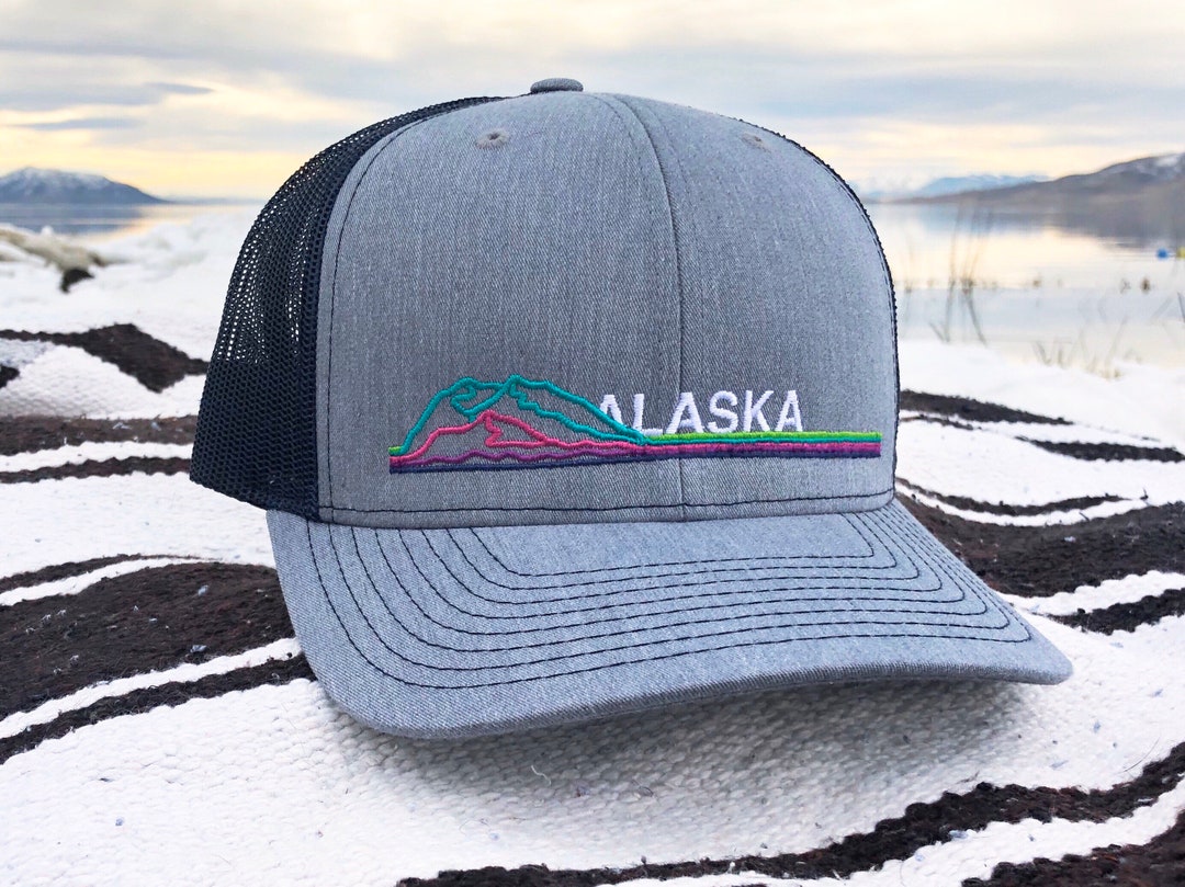 Retro Alaska Trucker Hat Etsy