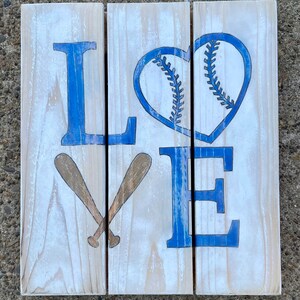 Baseball Art, Wood Sign, Baseball Sign