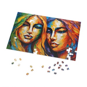 Puzzle, Zwilling, Zwilling Sternzeichen Puzzle, Sternzeichen Geschenk