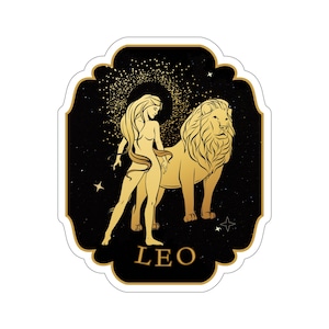Zodiac Stickers, Leo Gift, Zodiac Sticker, Leo Sticker, Stickers