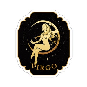 Zodiac Stickers, Virgo Gift, Zodiac Sticker, Virgo Sticker, Sticker