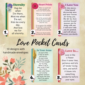 Love Pocket Cards & Handmade Envelopes