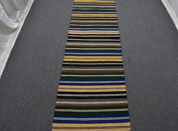 カラフルな幾何学模様キリムラグ キリム 幾何学模様 ヴィンテージ カラフル ランナー ラグ - Etsy 日本