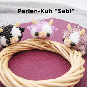 Give-Away pearl cow, purple cow, souvenir, thank you gift, pearl figure, lucky charm, keyring, bighead, pearl animal