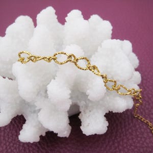 Stainless steel necklace SUMMER, rings, gold-colored, silver-colored, choker necklace, necklace without pendant, long necklace