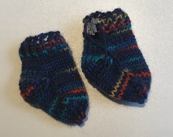 Mini mini gestrickte Puppenstrümpfe /-socken für kleine Puppen x347 Mini mini gestrickte Puppenstrümpfe /-socken für kleine Puppen x347