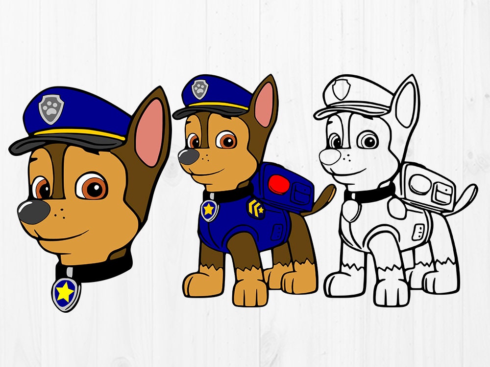 chase paw patrol svg free chase paw patrol svg free