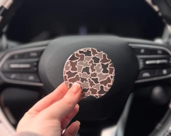 Duck Camo Car Coasters - Universal Fit - Personalization Available
