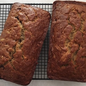 Banana Chocolate Chip Walnut Bread (whole grain)