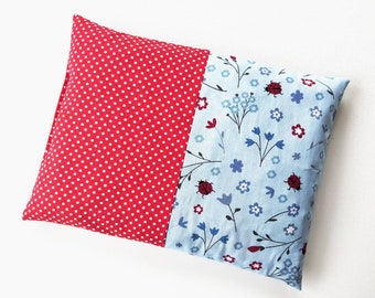 Coussins aux noyaux de cerises, coussins chauffants, coccinelles, pois