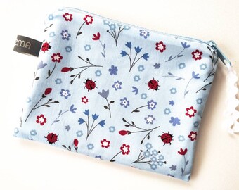 KrimsKrams Bag Pencil Case Pouch Cosmetic Bag Women Girls Personalized Ladybug