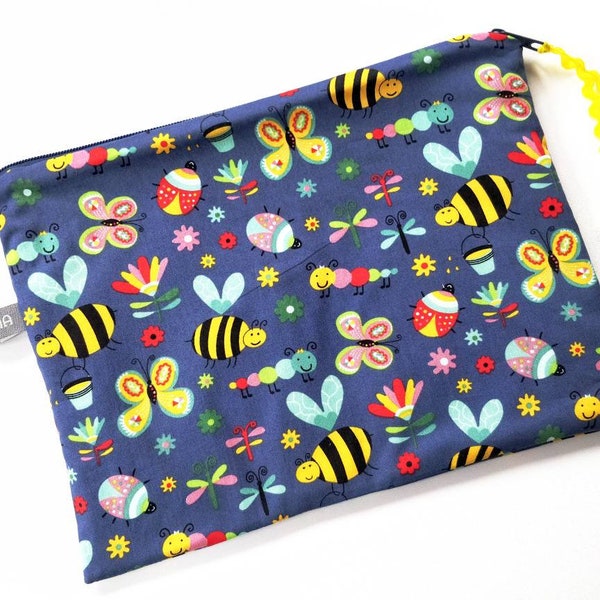 Spielzeugtasche, Kindermäppchen, Stiftemäppchen, Stiftetasche, Kinder, Insekten