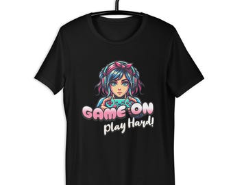 Game On Play Hard Unisex t-shirt