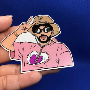 Un Verano Sin Ti Sticker, Bad bunny sticker, bad bunny, bad bunny inspired