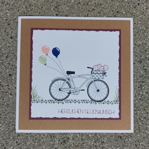 Glückwünsche - Fahrrad