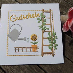 Gutscheinkarte - Garten