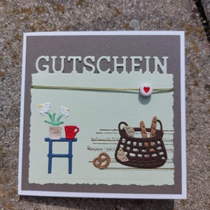 Gutscheinkarte - Frühstück