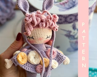 PDF Crochet PATTERN Amigurumi Little Bunny, Crochet Stuffed Toy, Best Gift Idea