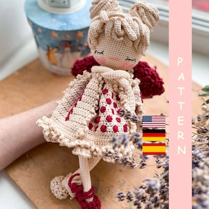 PDF Crochet PATTERN Amigurumi Doll Friendly Angel, Crochet Stuffed Toy, Best Gift Idea