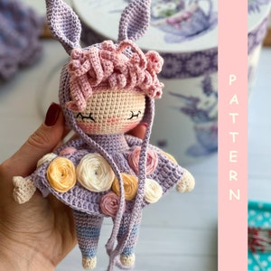 PDF Crochet PATTERN Amigurumi Little Bunny, Crochet Stuffed Toy, Best Gift Idea zdjęcie 1