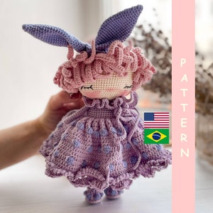 PDF Crochet PATTERN Amigurumi Doll Cute Bunny,  Crochet Stuffed Toy, Best Gift Idea